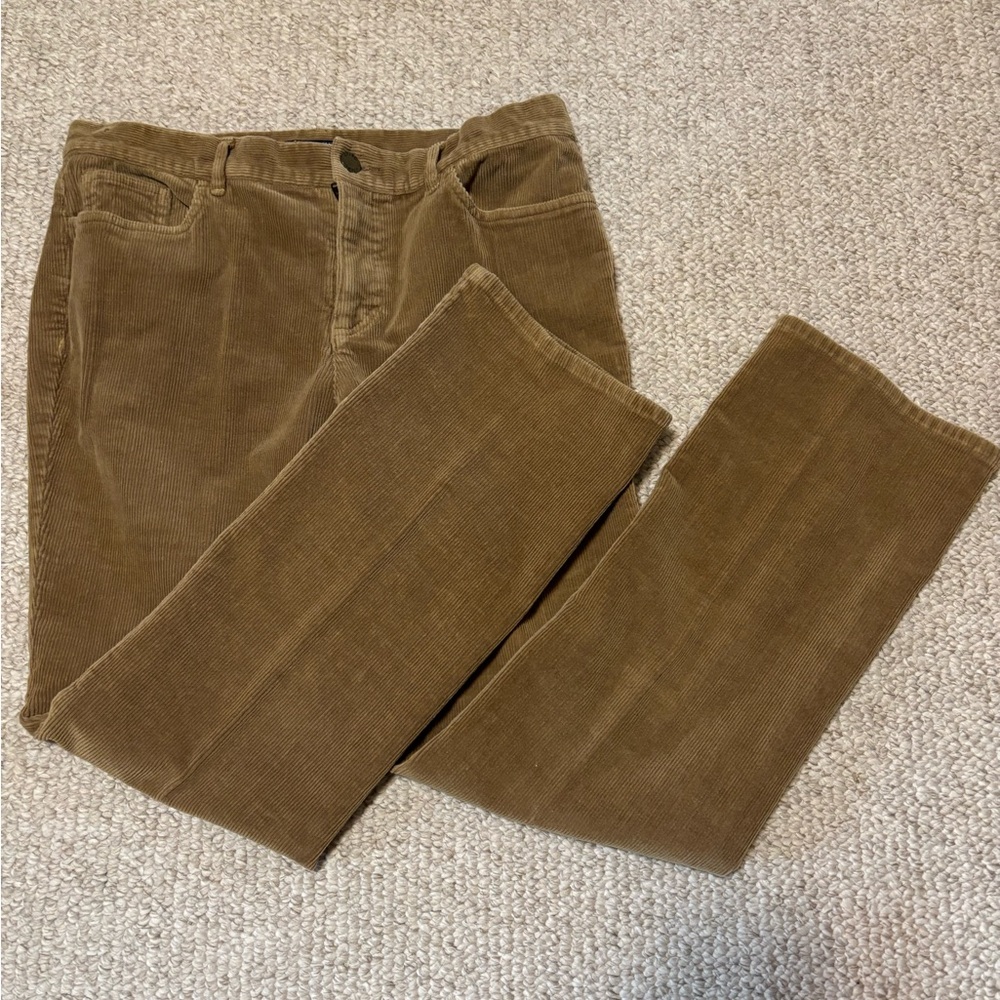 Chaps Women's 10P Brown like-New Corduroy Pants